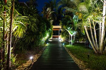 Outdoor Landscape Lighting in Miami, Coral Gables, Palmetto Bay, Kendall, Key Biscayne, Pinecrest and Surrounding Areas